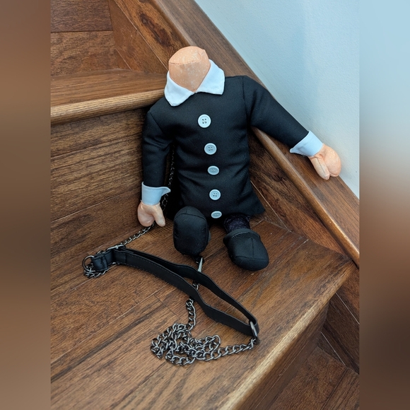 Wednesday Doll Plush Crossbody Bag! Adult Length - Picture 12 of 13